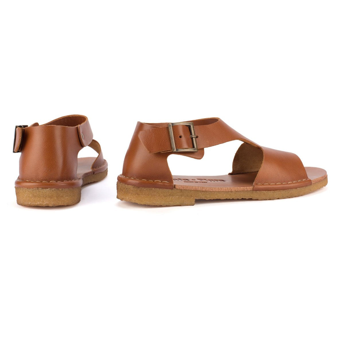 SAN 201 CREPE – Leather sandals